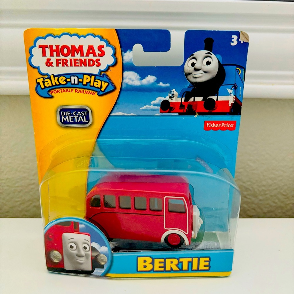 Thomas and Friends Take n Play Sievast metal Bertie Car Model Train